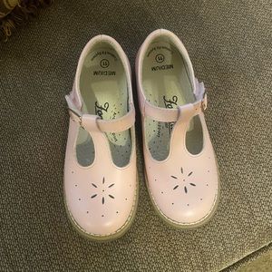 Pink FootMates, size 11.